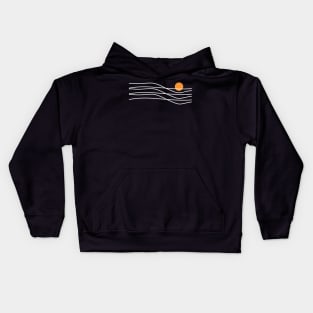 Sunset stripes Kids Hoodie